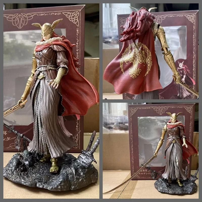 24cm ELDEN RING Figure Malenia Blade Of Miquella Anime Figure Valkyrie Figurine Model Pvc Statue Doll Collection Decoration Toys