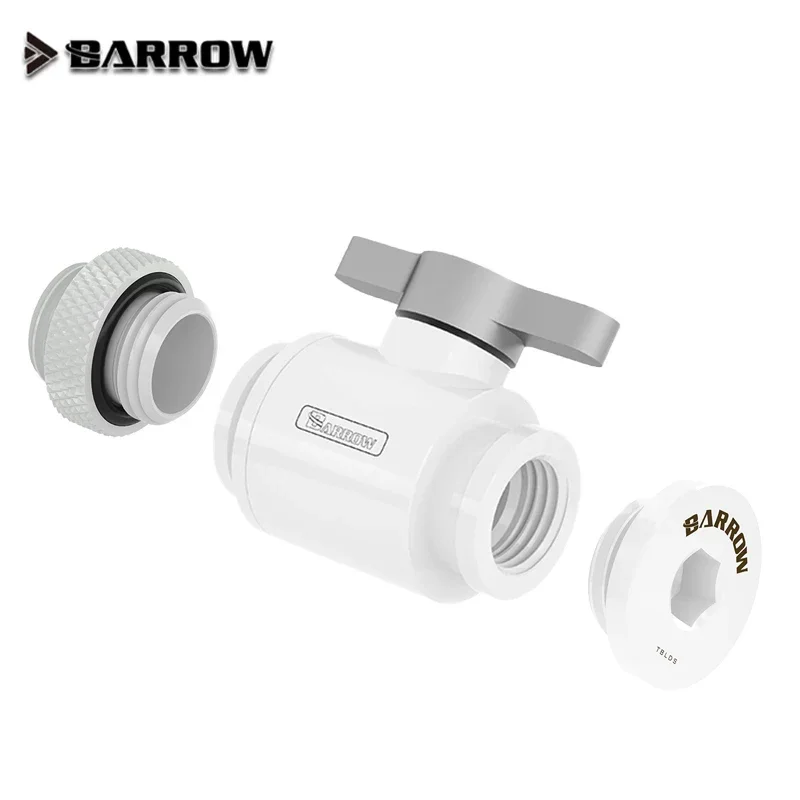 Kit interruptor da válvula de água do carrinho de mão + plug macho para macho encaixe duplo interno g1/4 rosca conector refrigerador água TLQFS-V1