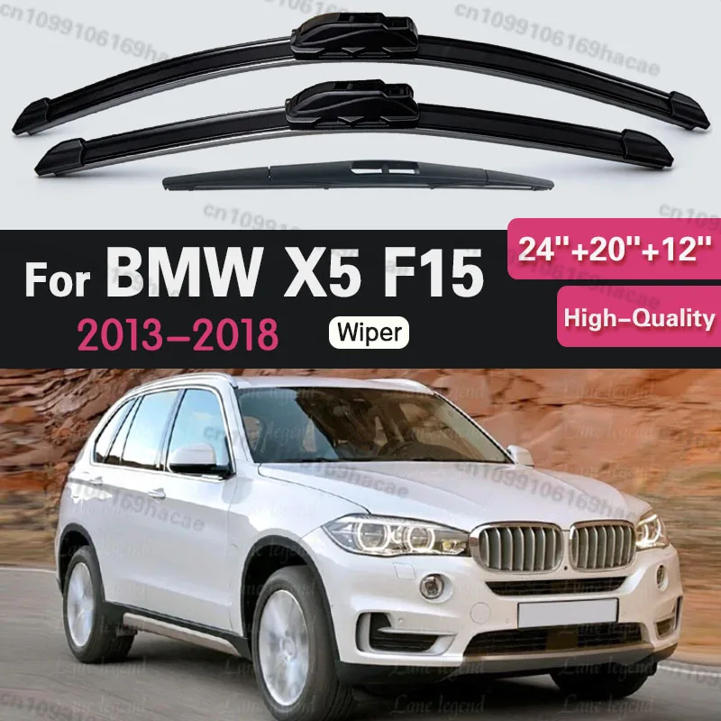 

Car Wiper Kit Suitable For BMW X5 F15 2013-2018 Front Windshield Wiper And Rear Window Wiper Blade Brush Accessories 24"+20"+12"