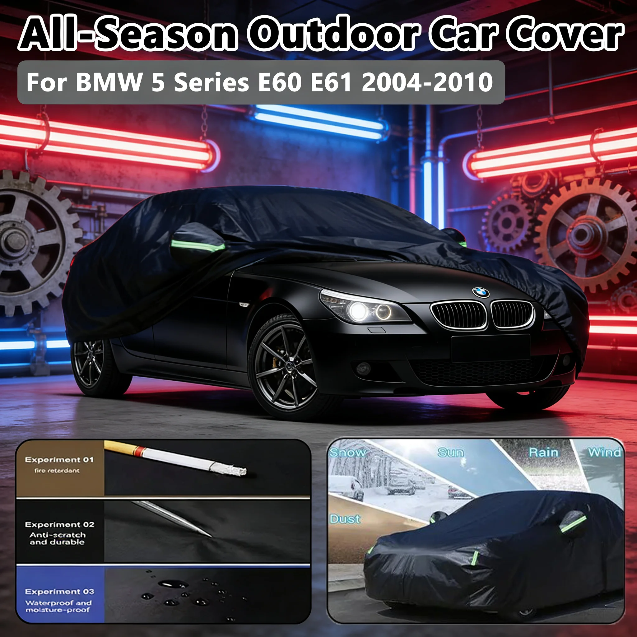 

For BMW 5 Series E60 E61 2004-2010 Car Full Cover - All Weather Auto Protection Accessories 2005 2006 2007 2008 2009