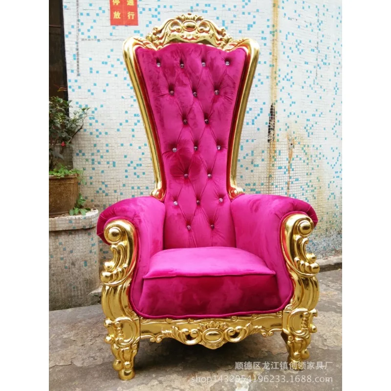 

Factory direct sales mermaid chair, hotel high back chair image chair reception negotiation chair, villa princess chair