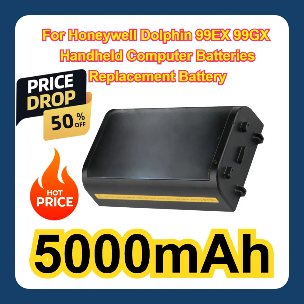 

99EX-BTEC For Honeywell Dolphin 99EX 99GX Handheld Computer Batteries Replacement Battery 5000mAh