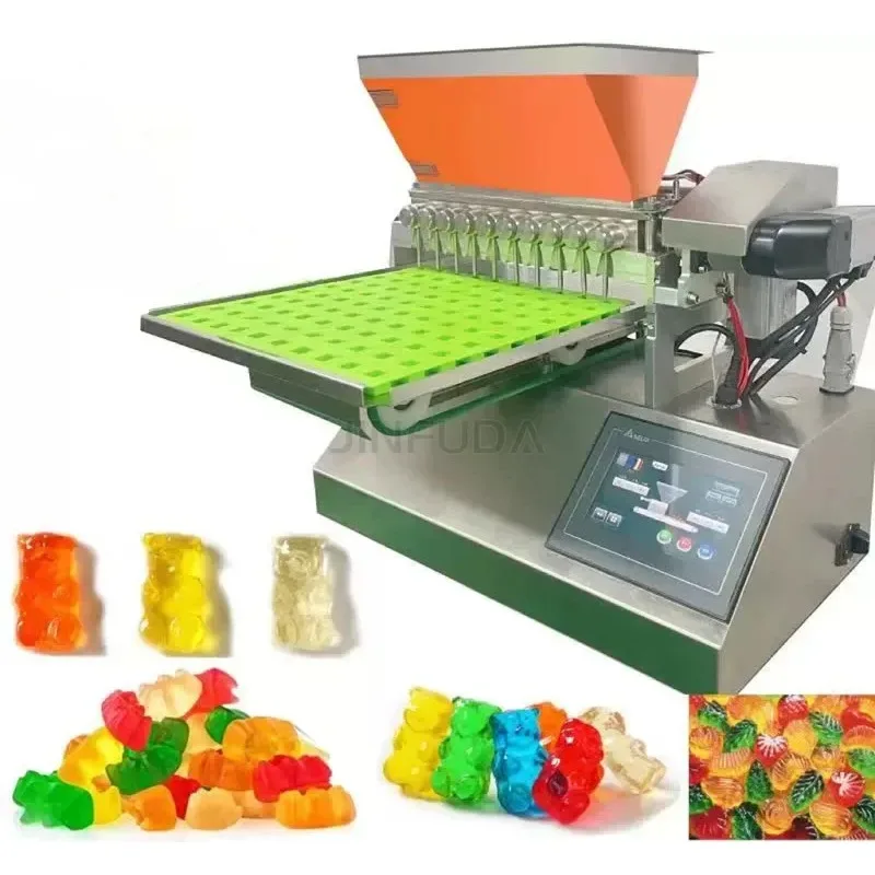 Multifunction Full Automatic Small  Top Hard Chocolate Depositor Machine Jelly Gummy Candy Making