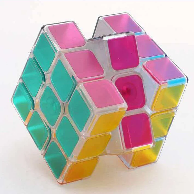 ลูกบาศก์ใส 3x3x3 หมุนเร็ว ลื่นไหล ของเล่นเสริมพัฒนาการทางประสาทสัมผัส สำหรับผู้ที่มีความวิตกกังวล สมาธิสั้น ออทิสติก кубик рубик Cubo Infinito