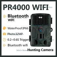 PR4000 WIFI Hunting Trail Camera 32MP 1080P Wildlife Camera With Night Vision Motion Activated Outdoor Trail Camera Photo Trap