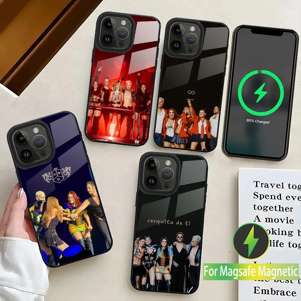 RBD Rebelde Phone Case For iPhone 15,14,13,12,11,Plus,Pro,Max Mini Magsafe Magnetic Wireless Charging