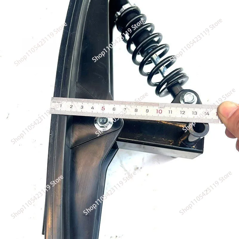 Modified snow two-wheel off-road electric scooter accessories sled board, rubber track wheel 48V800W motor