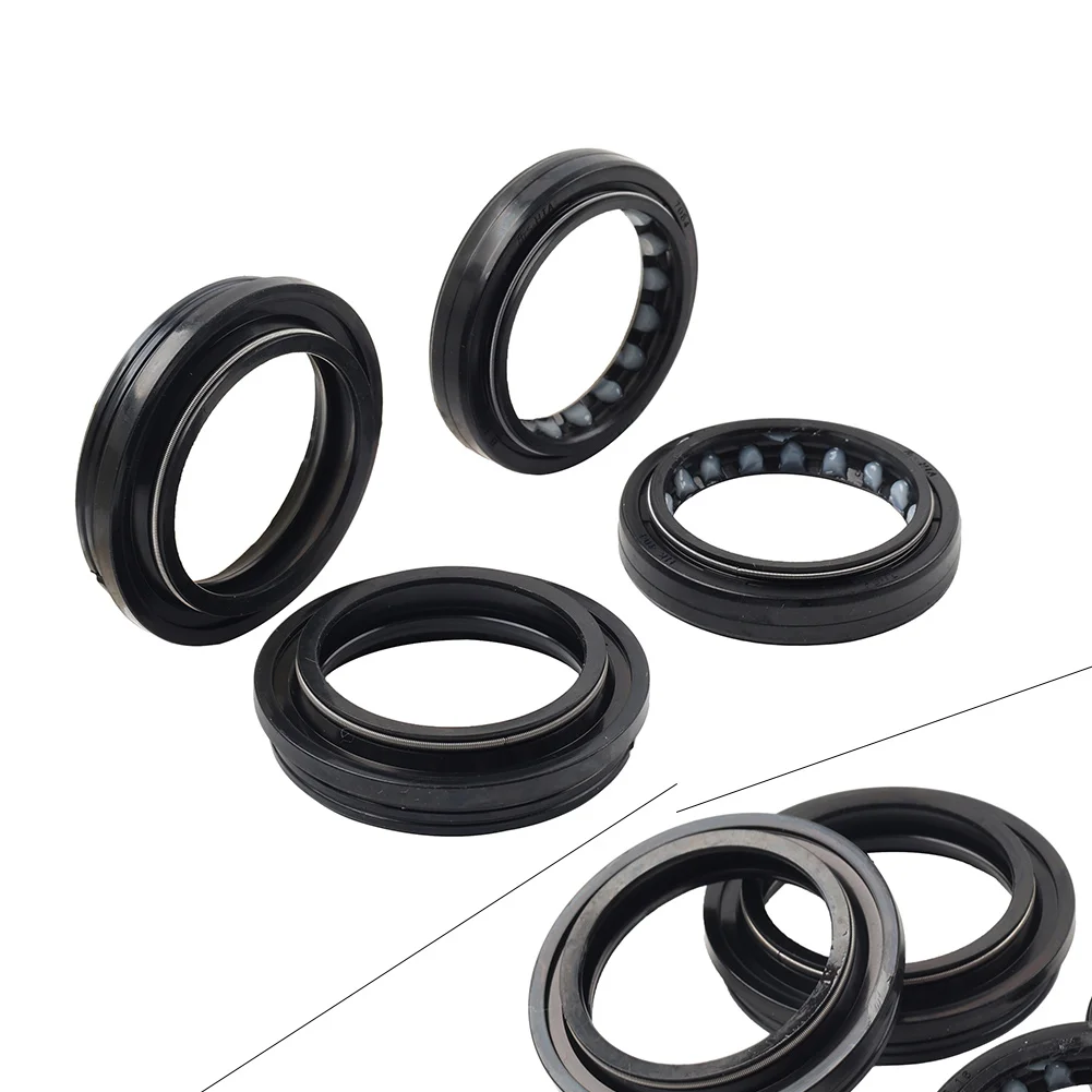 Motorcycle 37x49x8/10.5mm Front Fork Dust Oil Seals Kit For Yamaha XJ900 XS1100 XJ550 VP250