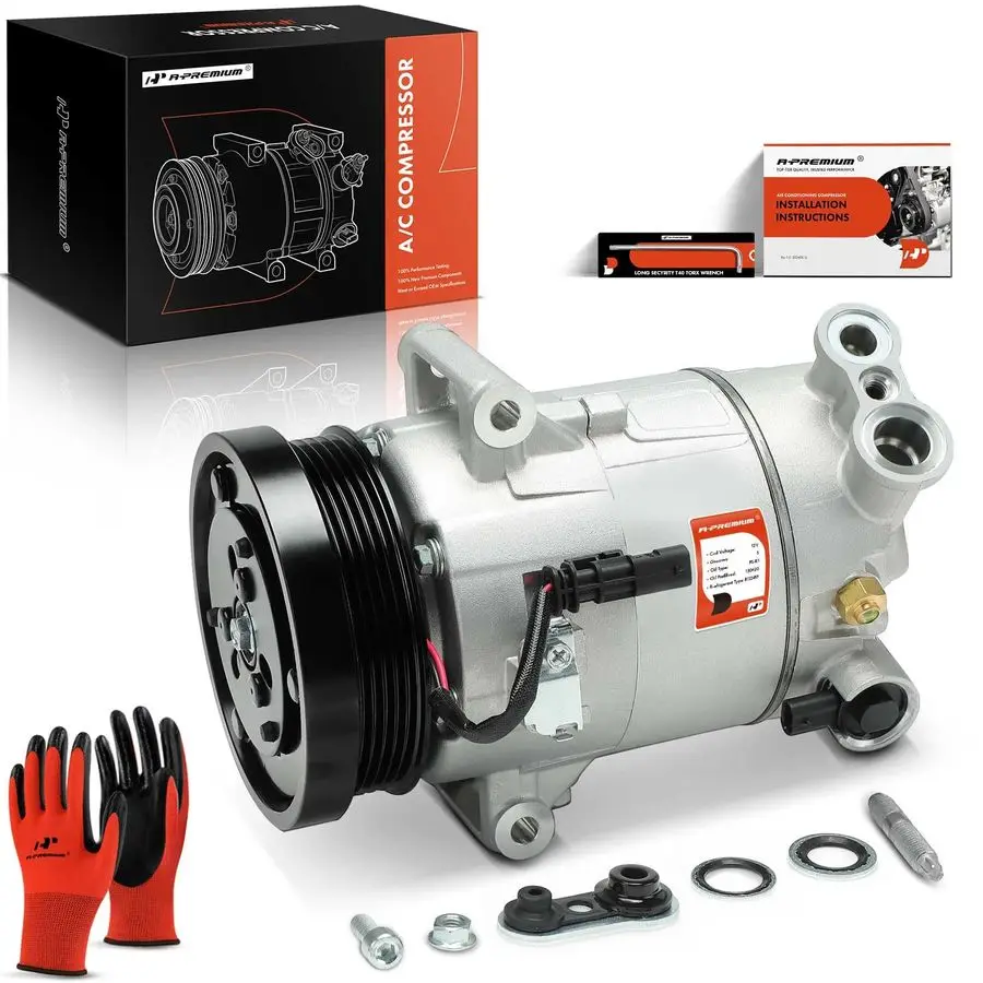 

Компрессор переменного тока A C с муфтой, совместимый с Chevrolet Colorado 2.5L 20152021, Equinox 1.5L 20182021, GMC Canyon 2.5L 20152021,