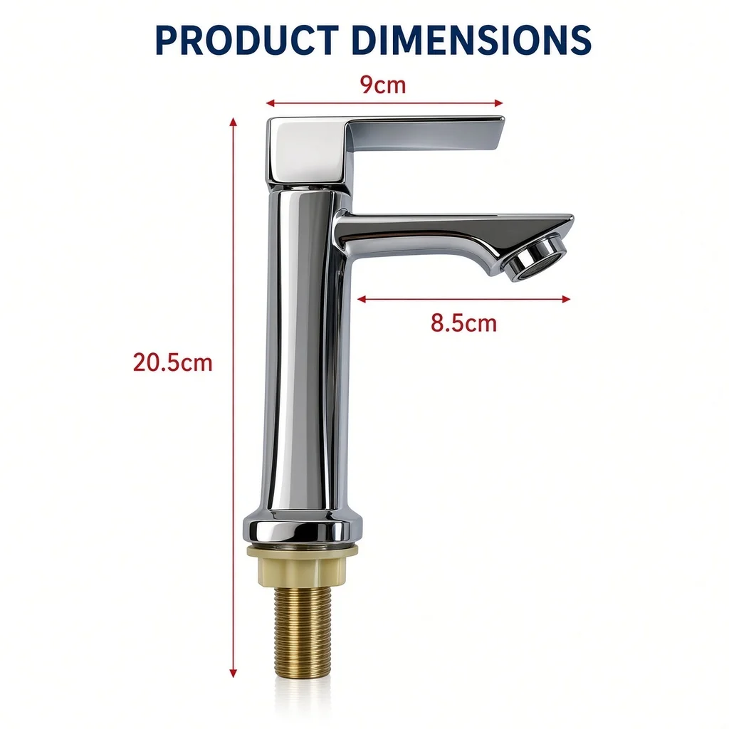 Faucet Tap Ceramic Control Zinc Alloy Classic No Basin Faucets Bathroom Faucets Genuine