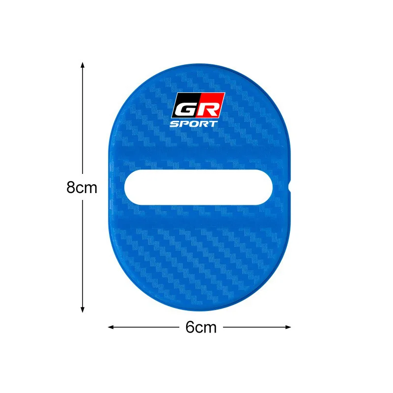 Car Door Lock Buckle Protection Cover Elastic For Toyota GR 86 Supra Yaris RAV4 Prius Corolla C-HR Camry Auris