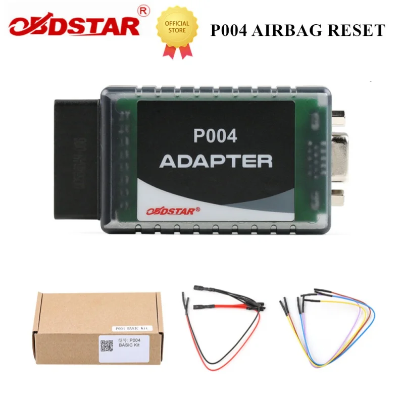 OBDSTAR AIRBAG RESET KIT P004 Adapter P004 Jumper Covers 38 Brands and Over 3000 ECU Part No.