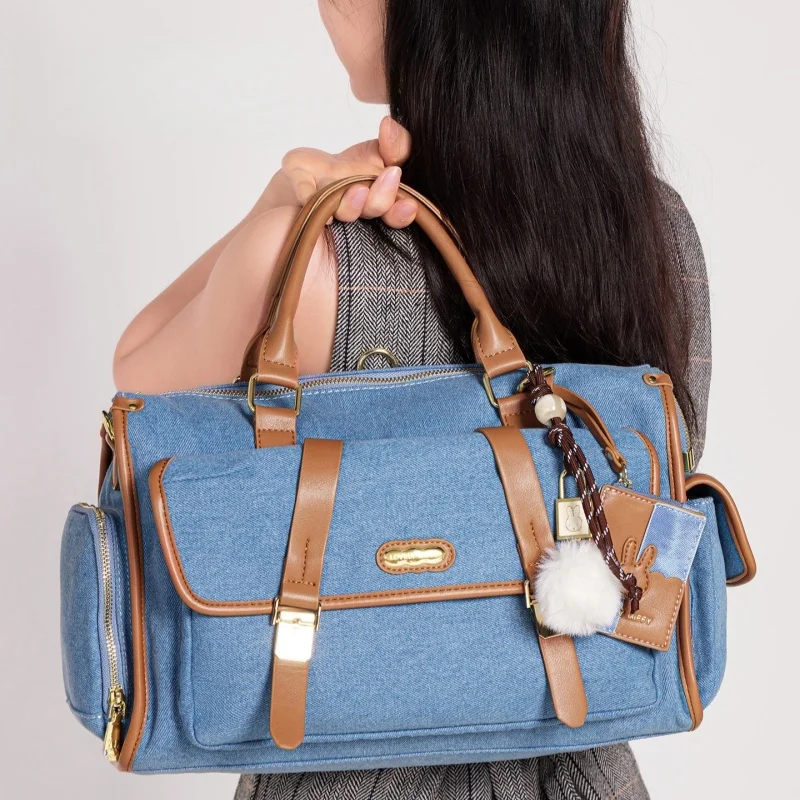 

Сумка Miffy Simple Casual: Новая дорожная сумка через плечо/на два плеча, большая вместимость, коллекционная серия, подарок