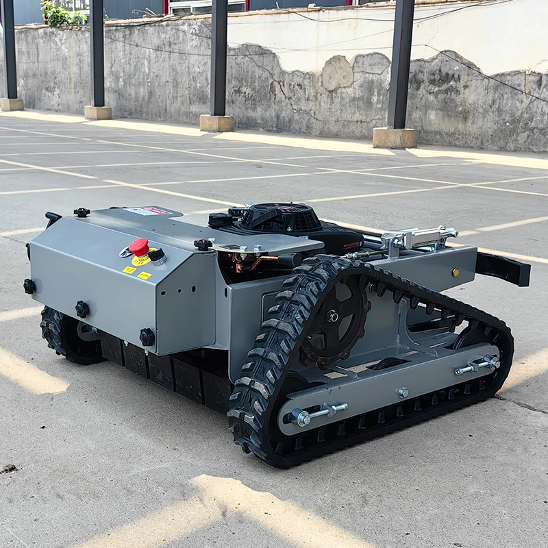 Customized Cheap Wholesale Riding Automatic zero Turn Crawler Grass Cutter Remote Control Lawn Mower for Garden