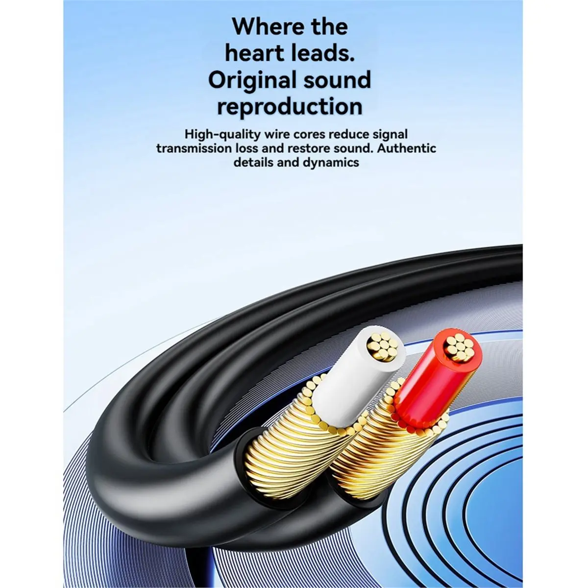 Dynamic 3.5mm to Dual 6.5mm Male Jack AUX Audio Adapter 3.5mm to Dual 6.35mm Y-Splitter Audio Cable for Guitar Mixer Amplifier