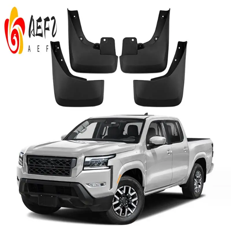 

AEF2-Car Mudguards Splash Guards Fender Mud Flaps For Nissan Frontier S/SV 2023 Car Accessories