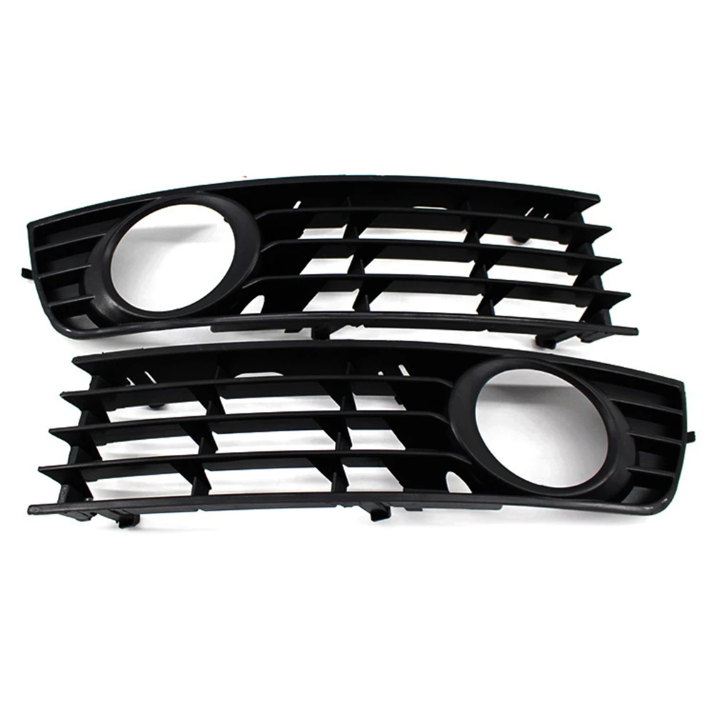 For Audi A4 B6 2001To 2005 8E0807681 8E0807682 Front Bumper Side Fog Light Grilles Grill Mesh Honeycomb Hex Left Right