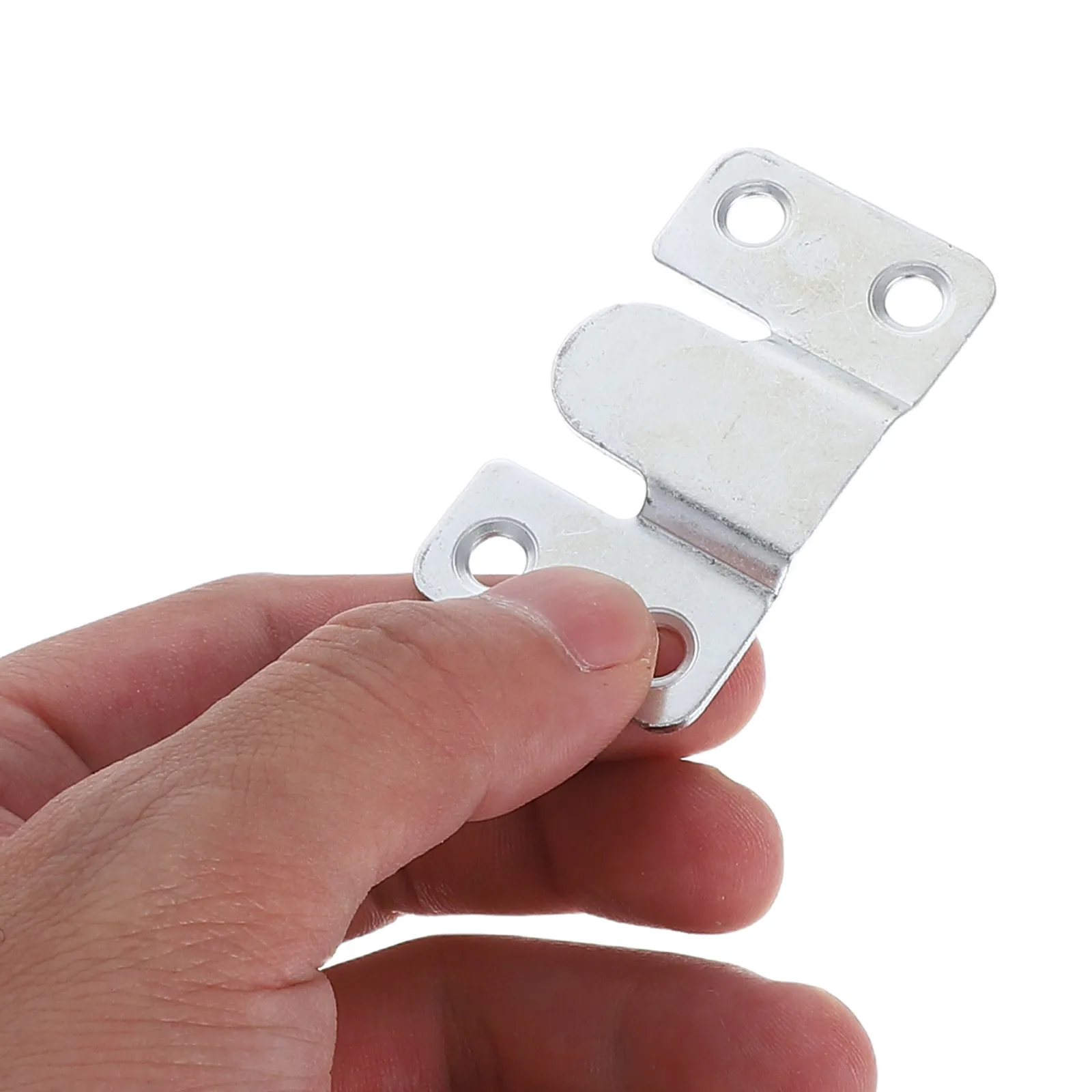 

4pcs Interlocking Flush Mount Bracket Sleek Design Concealed Installation Heavy Duty Wall Mounting Picture Hanging Frame Hooks