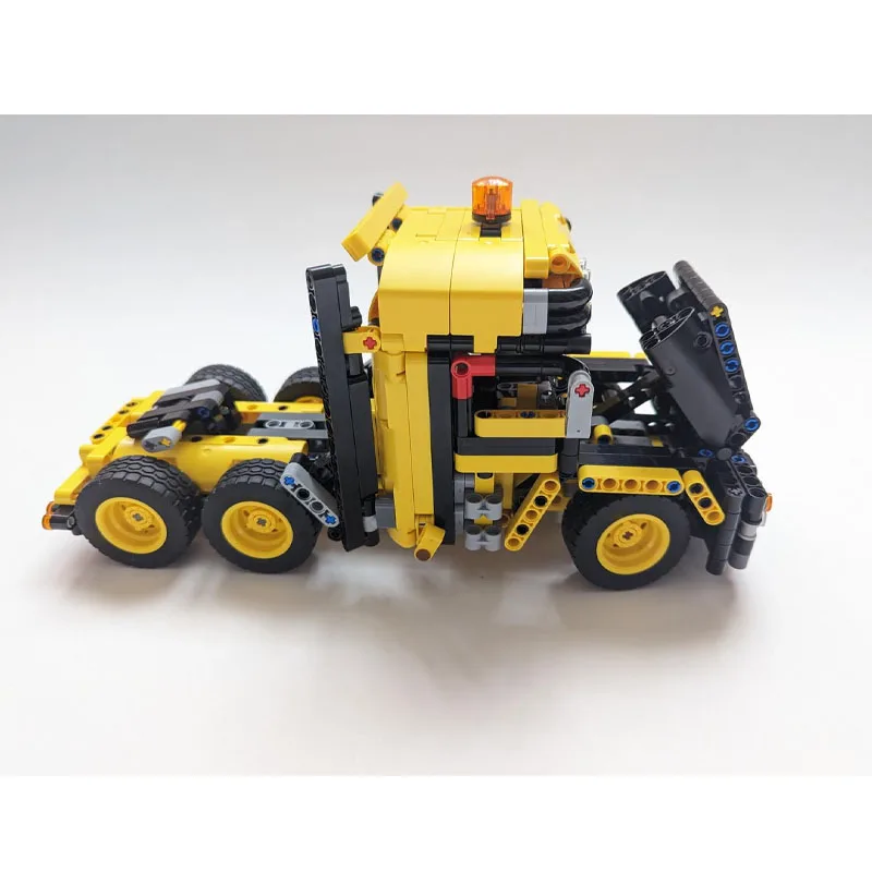 

MOC-80628 New Urban Cargo Semi-Trailer Truck Building Block Model 772 Parts Boys Children's Birthday Christmas Toy Gift