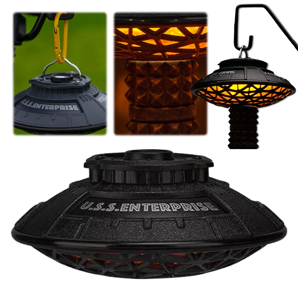 UFO Lampshade Universal Camping Light Cover Creative Retro Atmosphere Lampshade Outdoor Lantern Shade for GZ Camping Light