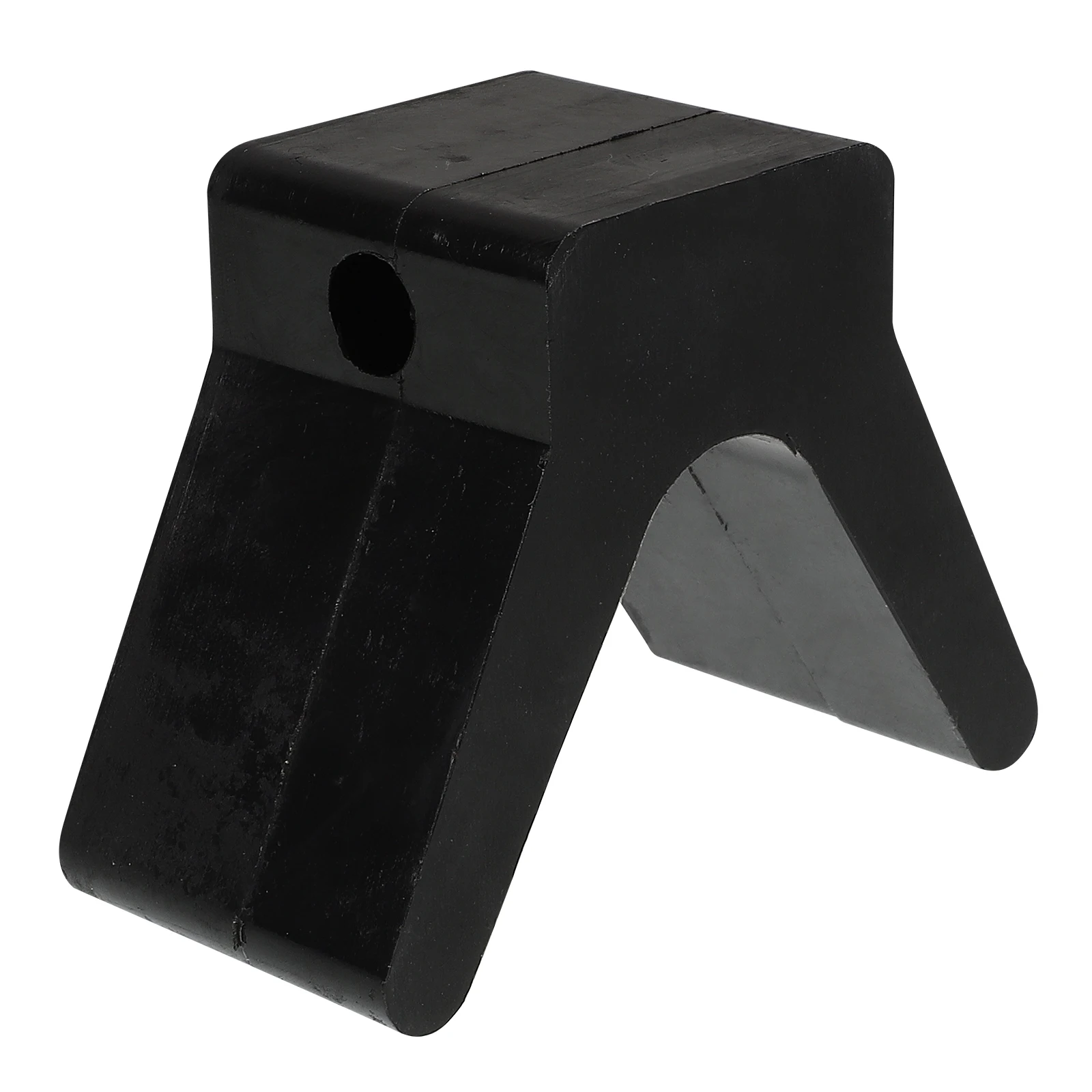 

2pcs V-Shaped Boat Trailer Bow Stop Rubber Block Marine Yacht Kayak Bow Protection Scratch-Resistant Weight-Distributing Dock
