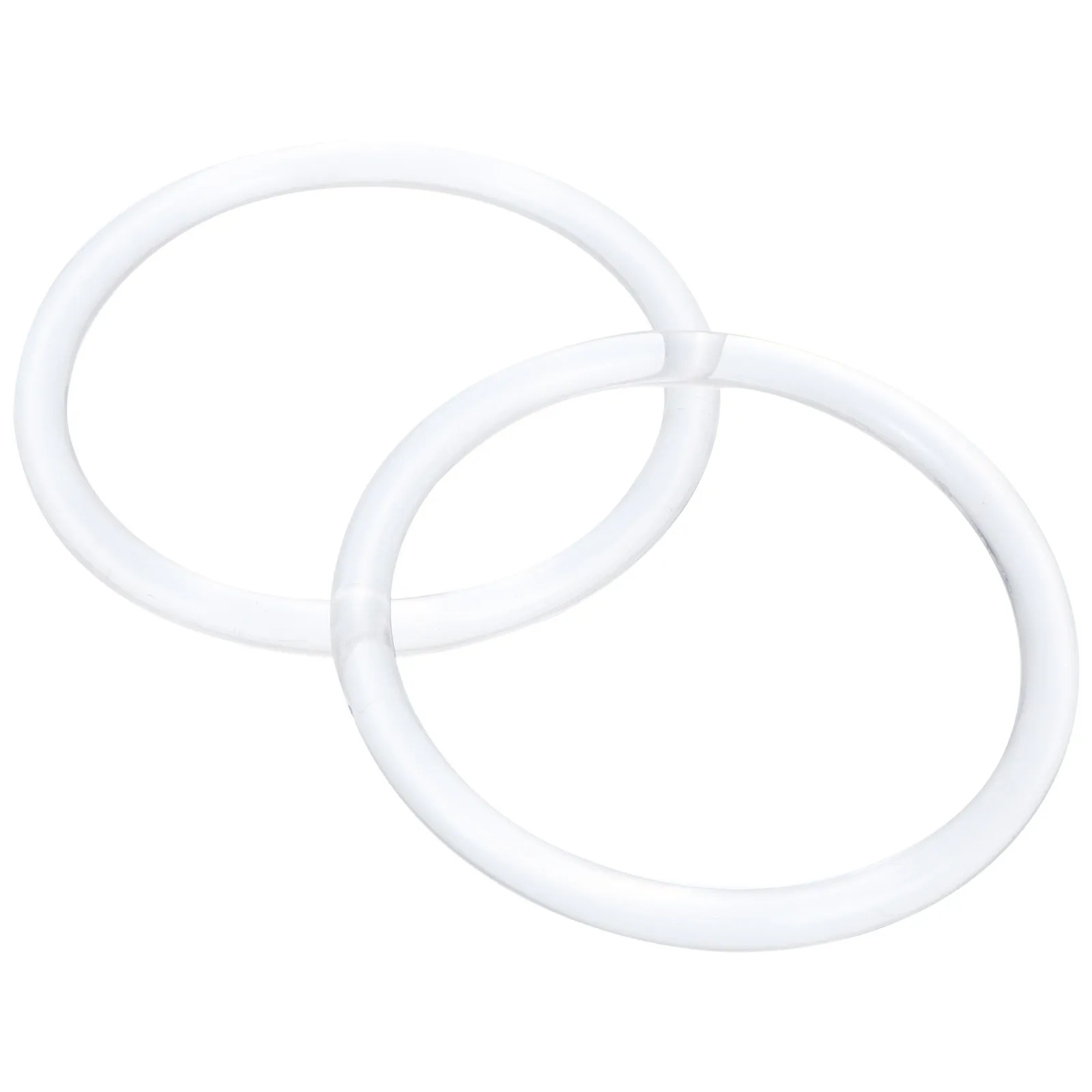 Acrylic Round Handbag Handles Set – 2pcs DIY Bag Handle Replacement for Purse, Tote & Clutch Making