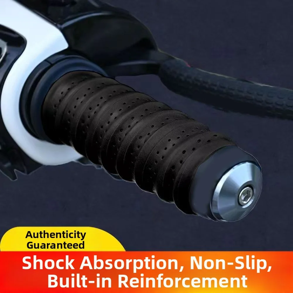 Anti-Slip Handlebar Cover for Motorcycle - Soft Breathable Sponge Material with Moisture Absorption 110 x 2.5CM Size