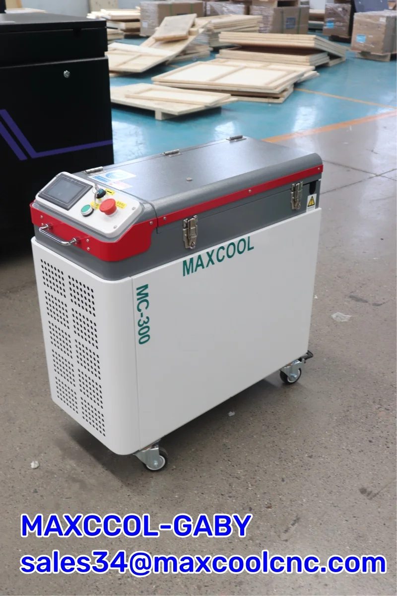 MAXCOOL 100WJPT handheld fiber laser cleaning machine adopt JPT2-100W series laser