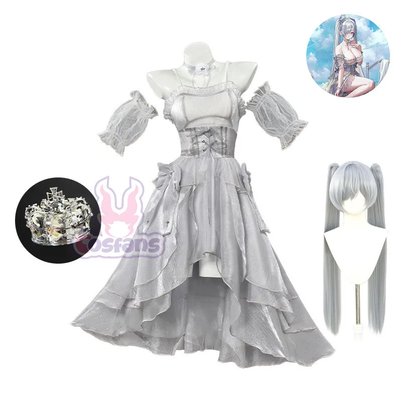 

Женский костюм для косплея Золушки: парик, платье принцессы с поясом, рукавами и головным убором, для Хэллоуина