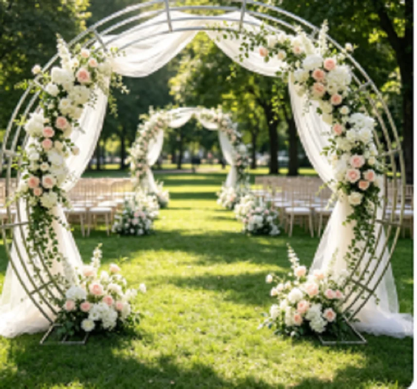 Łuk ślubny półokrągły 2,4 m (7 – Wedding Party Supply Store recenzja i cena