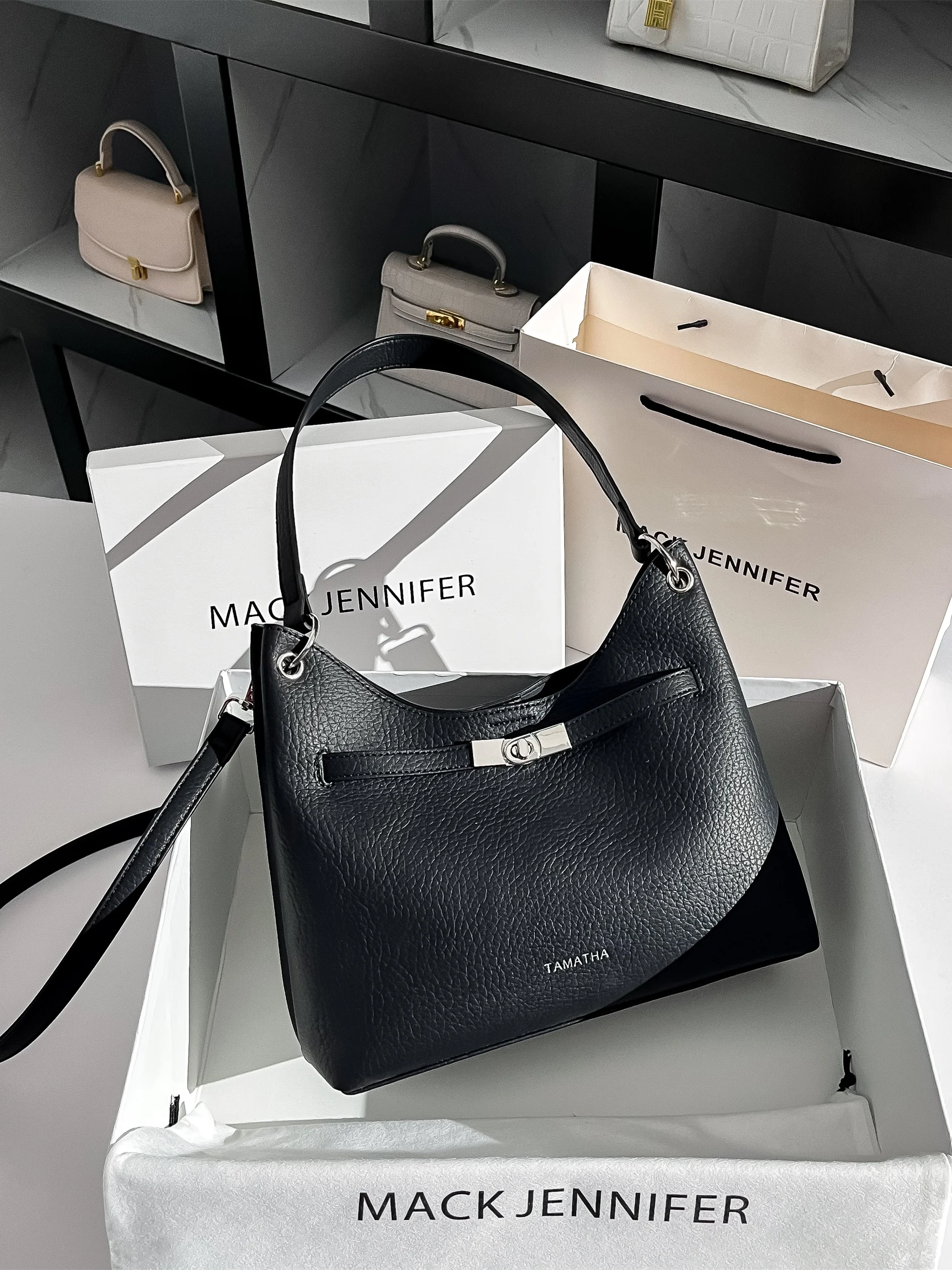 mack-jennifer-fashion-casual-minimalist-black-bucket-bag-women's-2026-new-trend-handbag-shoulder-bag-handbag-handbag