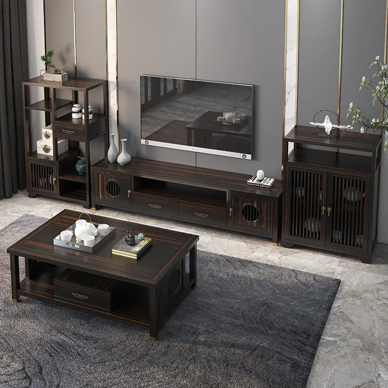 

Compact Versatile Customizable new Chinese solid wood tea table