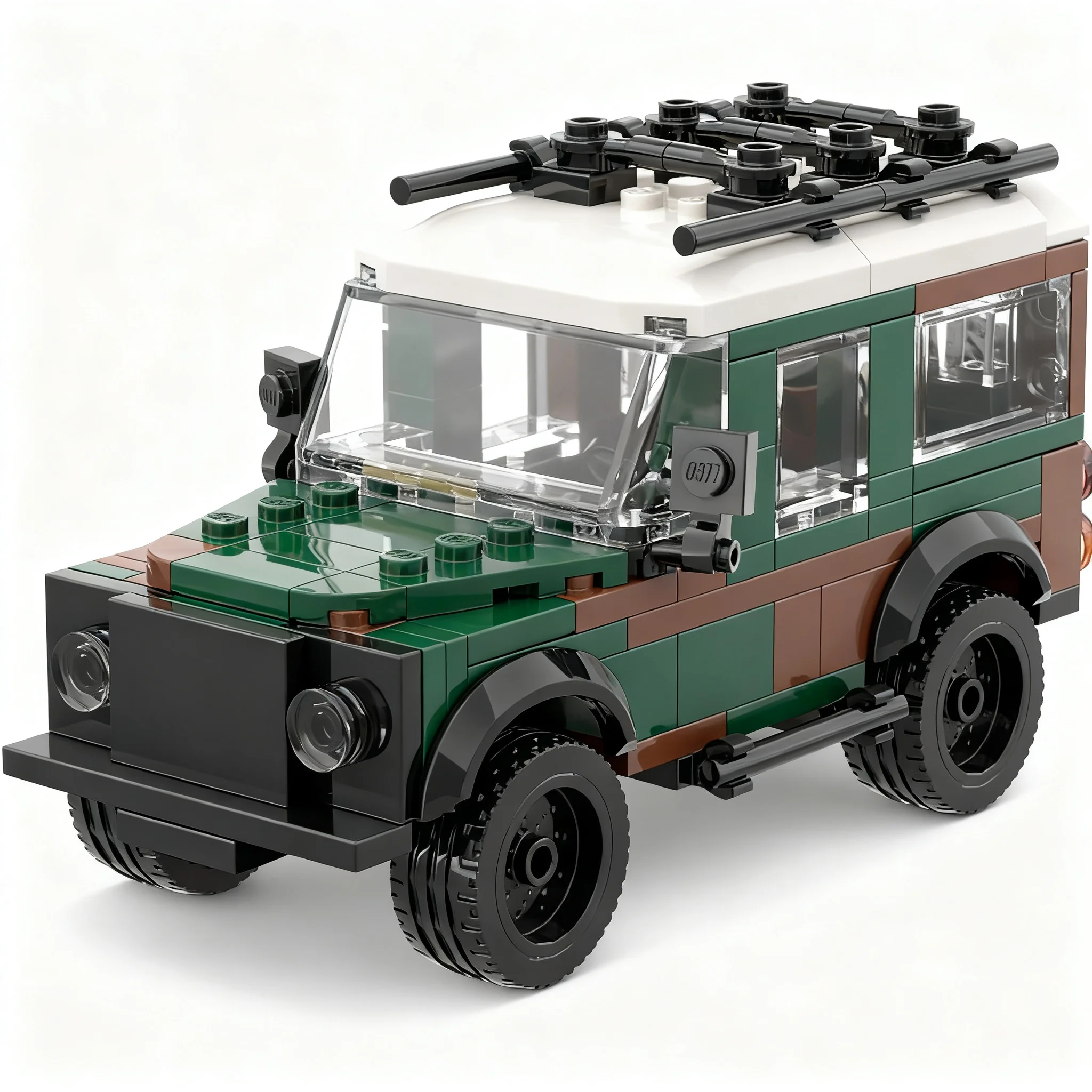 208pcs MOC Defender 90 Model Building Blocks Creative Idea Display Collection Birthday DIY Assemble Brick Education Craft Art 3D