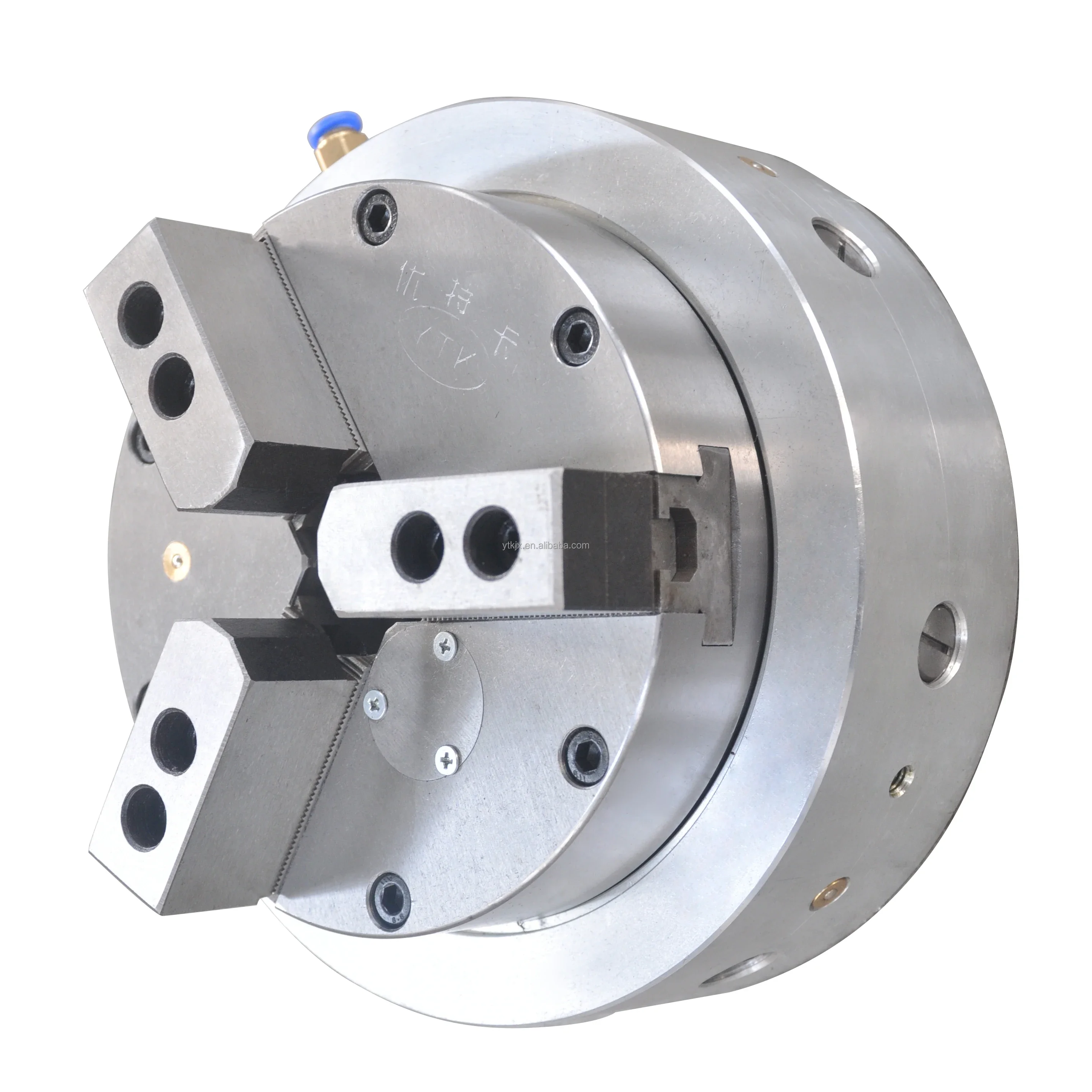 3 jaw cnc lathe chuck through hole hydraulic   power  For CNC  machine