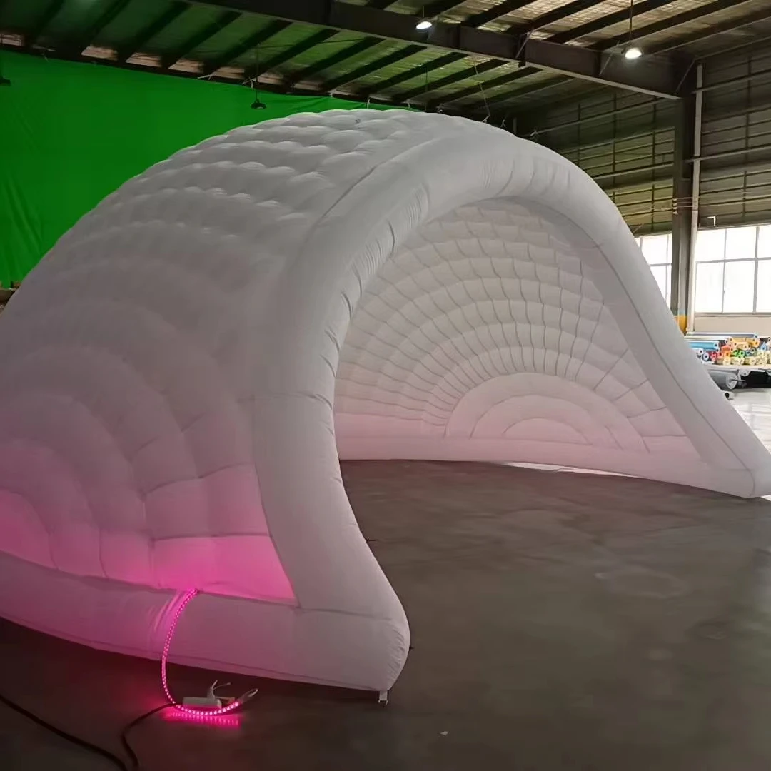 Hot Sales High Quality Light Weight Party Disco Igloo Tent Inflatable Half Dome Tent Inflatable Dj Booth for Advertising
