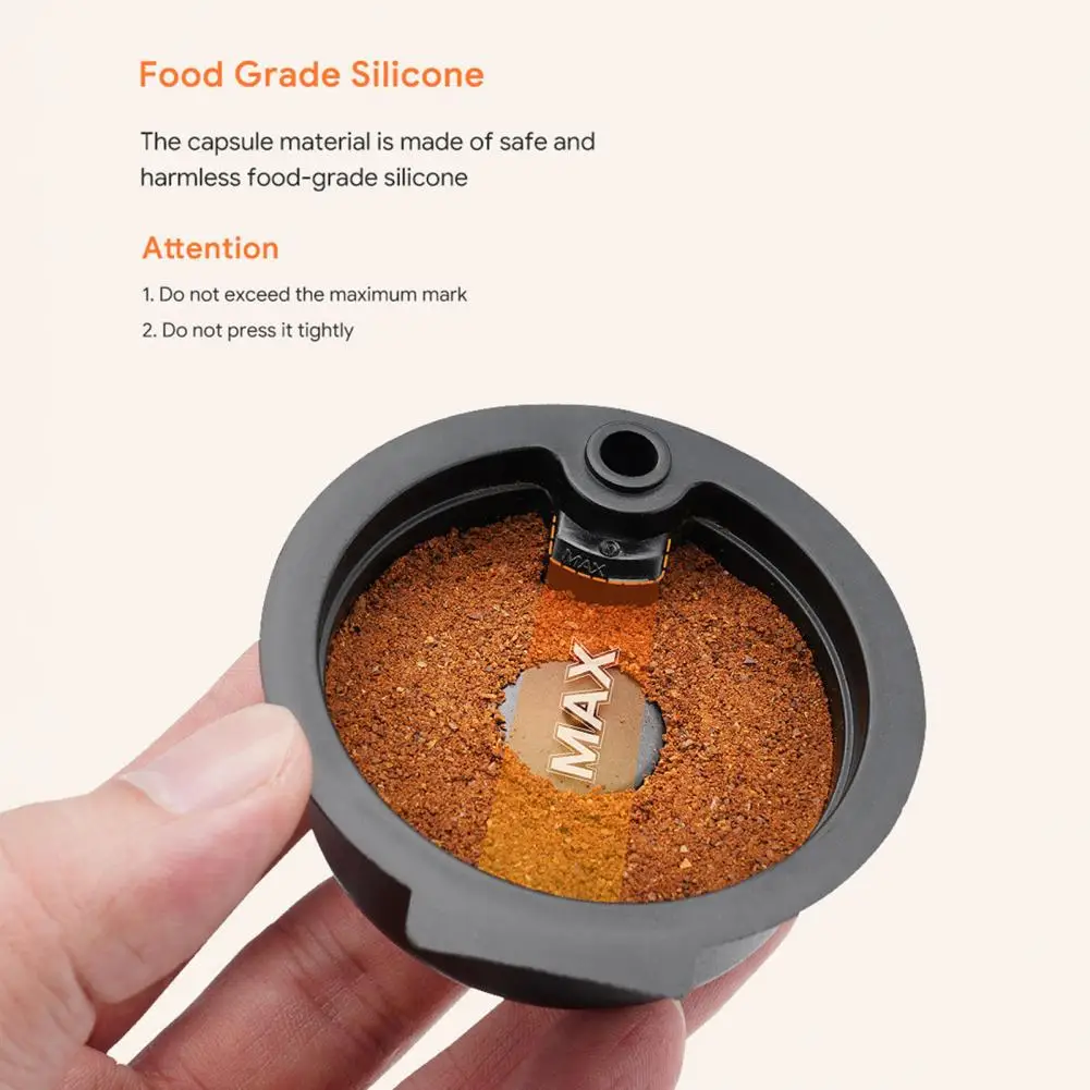 Reusable Coffee Capsule Starter Kit Eco-friendly Reusable Coffee Capsules for Bosch Tassimo 60/180ml Refillable Espresso Pods