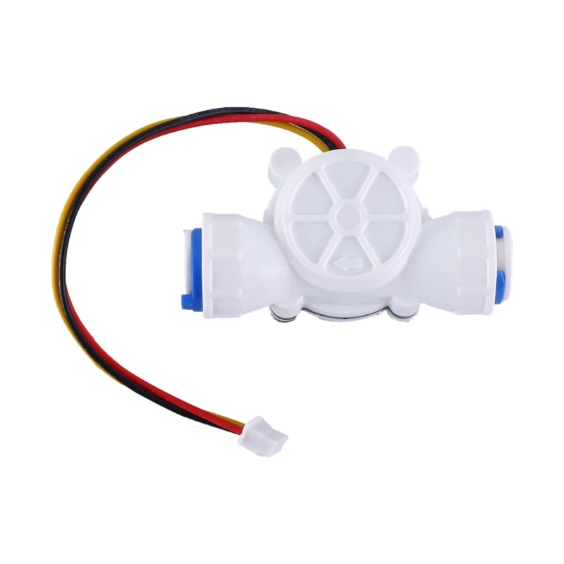 Portable Water Effect Flowmeter Liquid Fluid Meter 3/8" Dropship