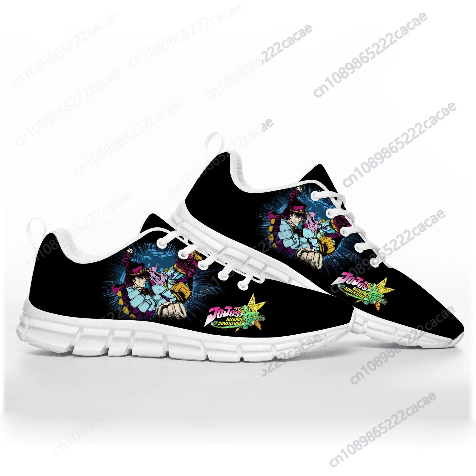 

Cartoon JoJos Bizarre Adventure Sports Shoes Mens Womens Teenager Kids Children Sneakers Anime Custom High Quality Couple Shoe