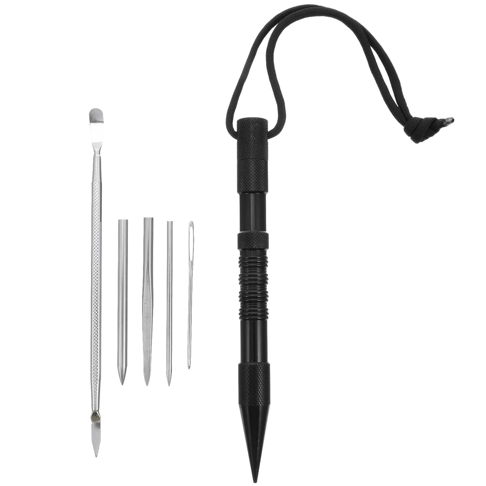 

6 Pcs Alloy Lacing Needles Set for Bracelet Weaving Stitching Lightweight Portable DIY Tools for Work Projects