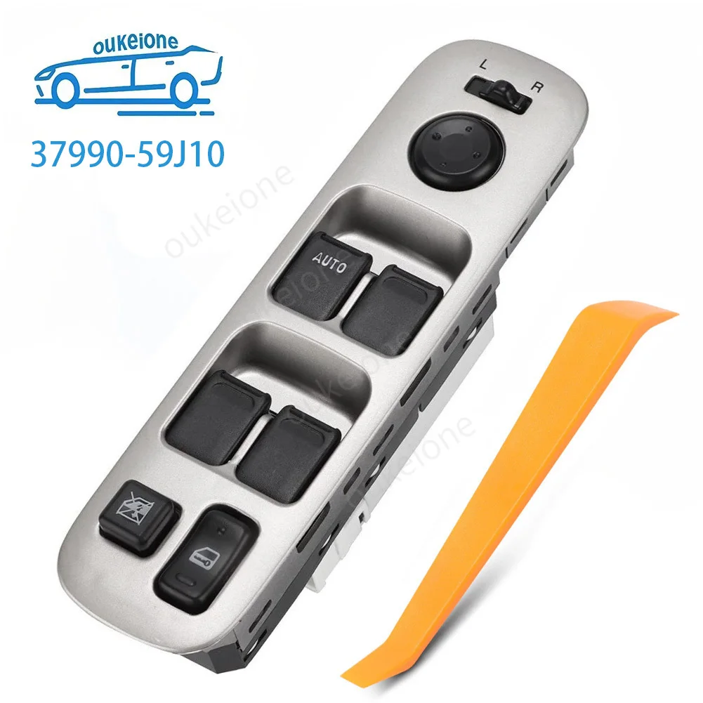 Bouton de commande de lève-vitre électrique côté gauche avant pour Suzuki Liana Estate Aerio 2005 2006 2007 2008 37990-59J10