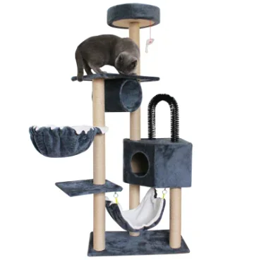 Wholesale Multicolor Sisal Castle Modern Large Big Climbing Scratch Pet Scratcher Wood Condo Furniture Tower Cat Tree