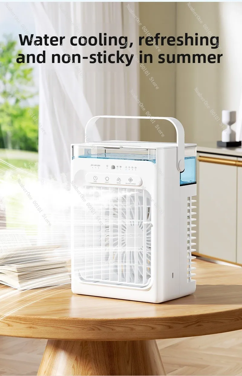 Usb desktop evaporative air cooler humidifier for home and office