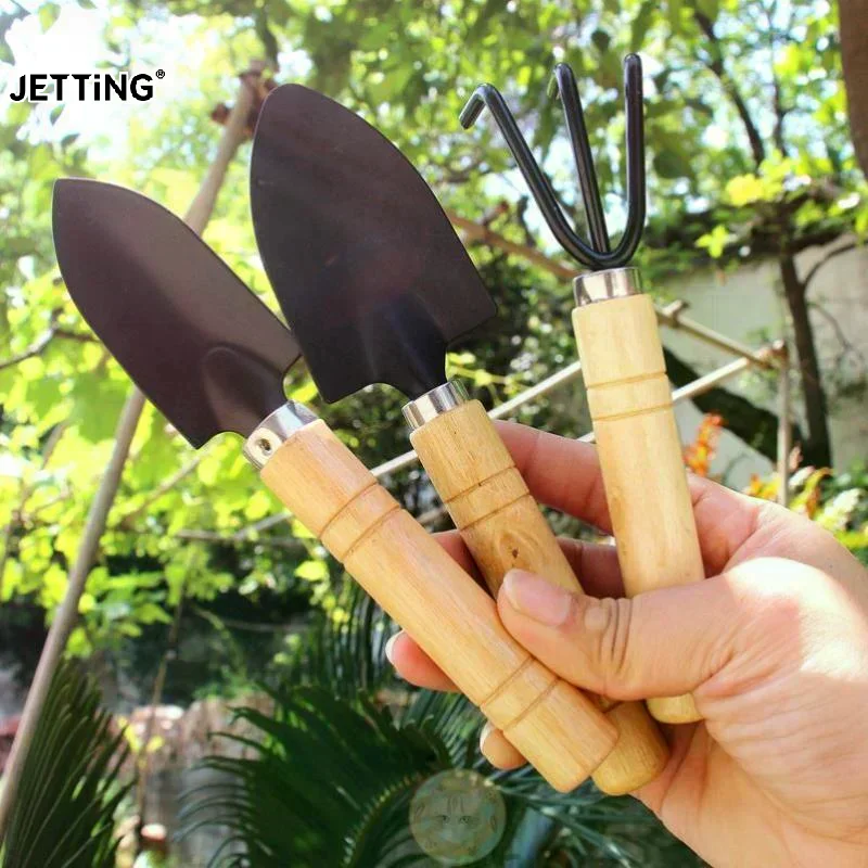 3Pcs/Set Mini Garden Tool Set For Garden Plants Flower Pot Cactus Vegetables Digging Weeding Indoor Small Plants Garden Tools