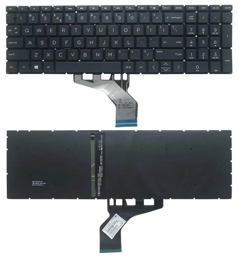 New For HP Pavilion 15DA 15-DB 15-DX 15-DR 250 255 G7 15CN US Keyboard With Backlit