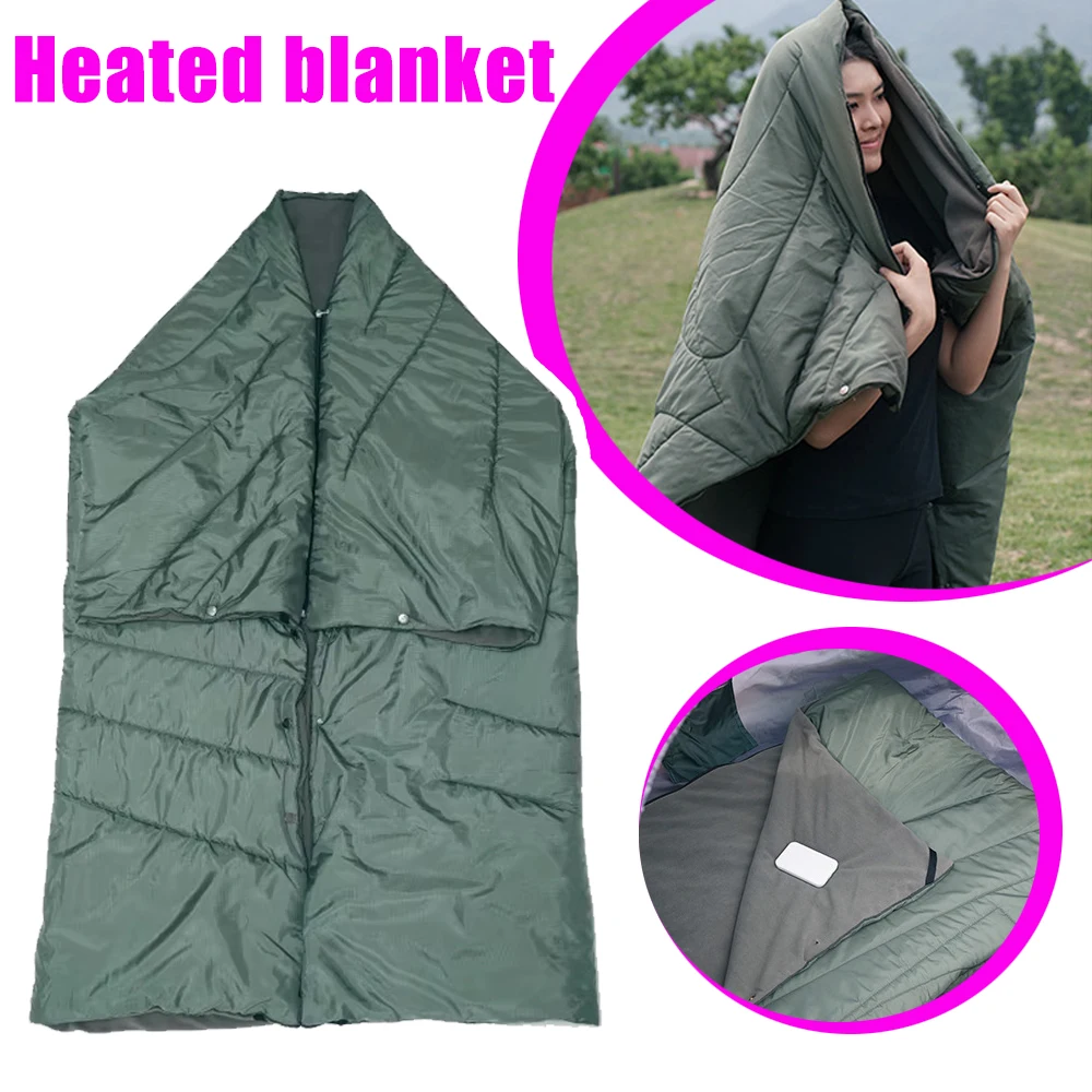 

Intelligent Heating Blanket Graphene Material 3 Level Control 6 Zone Heating Multi Function Electric Shawl Warming Blanket