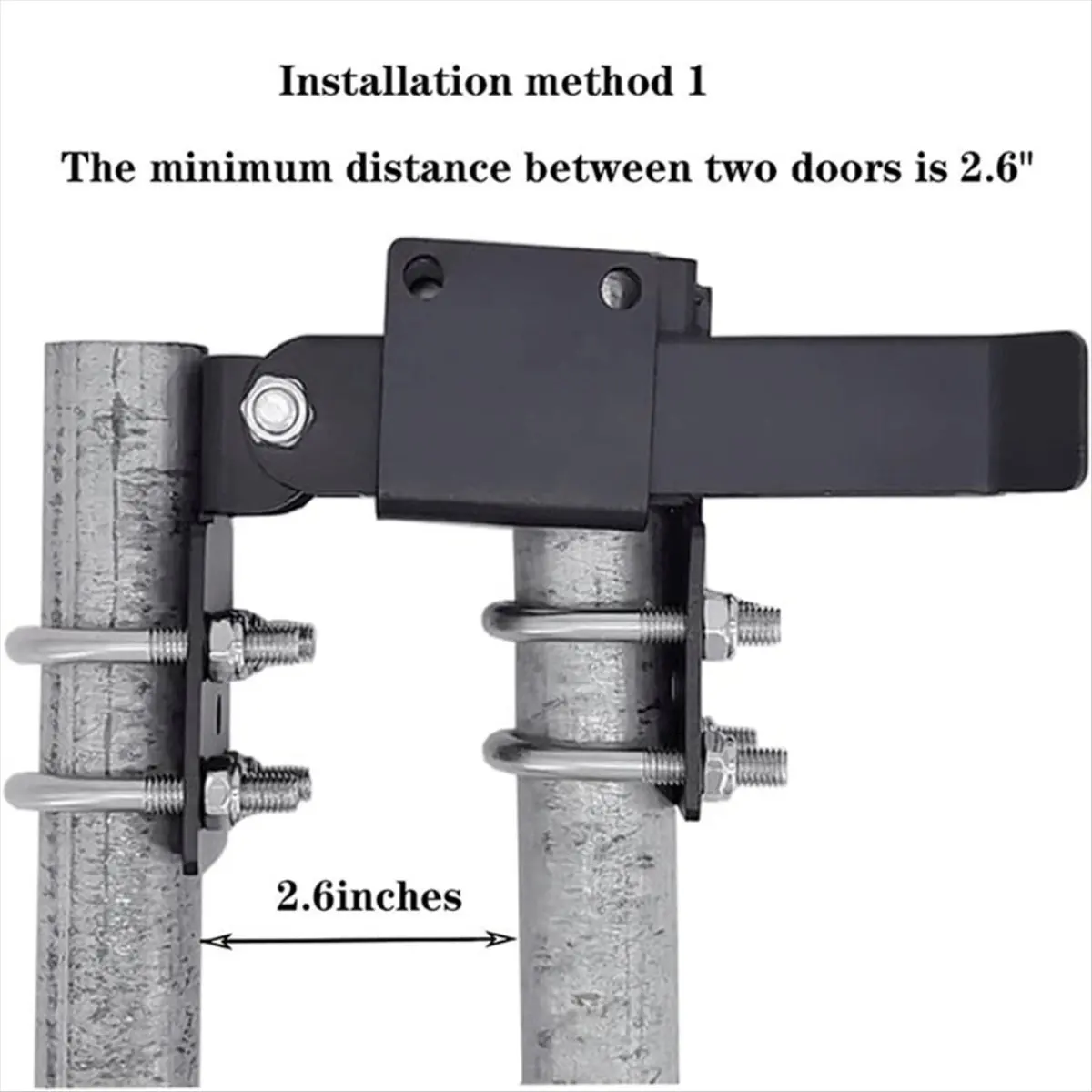 AA1625~Chain Link Residential StrongArm Double Gate ,Use This Double Gate Where 2 Swing Together