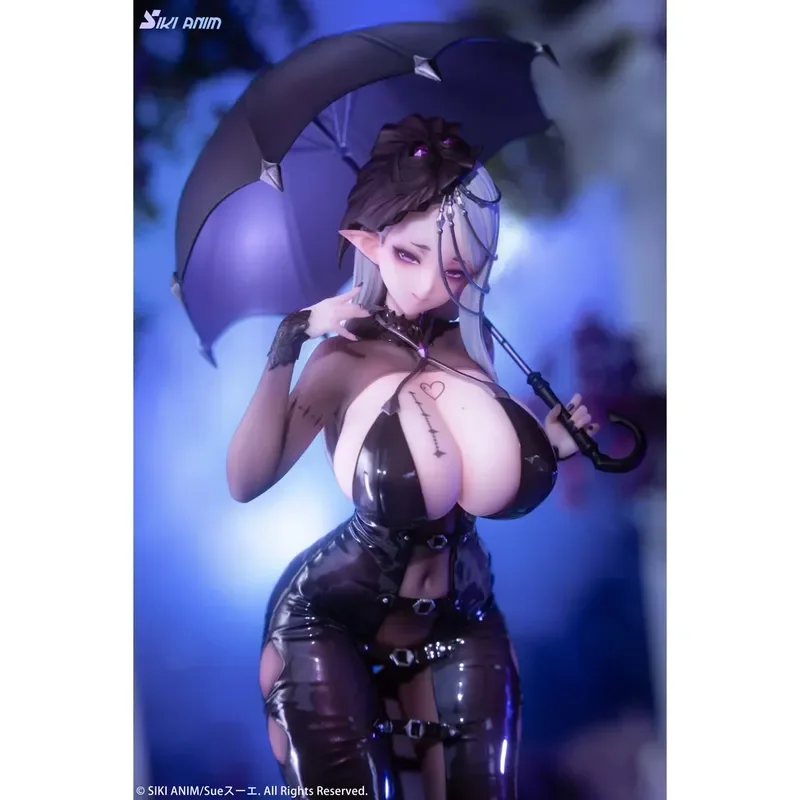 

SIKI ANIM 1/7 Scale Anime Figure Widow Sue Original Character Collectible PVC Statue Model For Adult Anime Fans Collection Gift