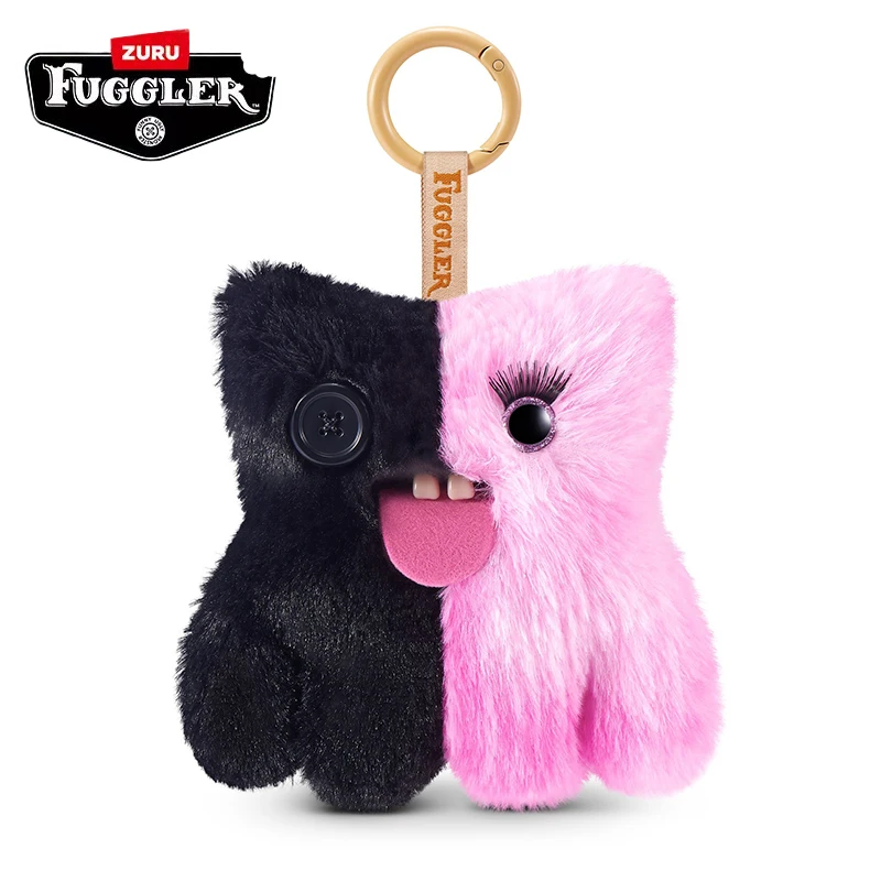 Fuggler Baddies Series Plush Doll Blind Box Keychain Teeth Monster Ugly Cute Mystery Box Key Ring Friend Birthday Gift 10cm Toy