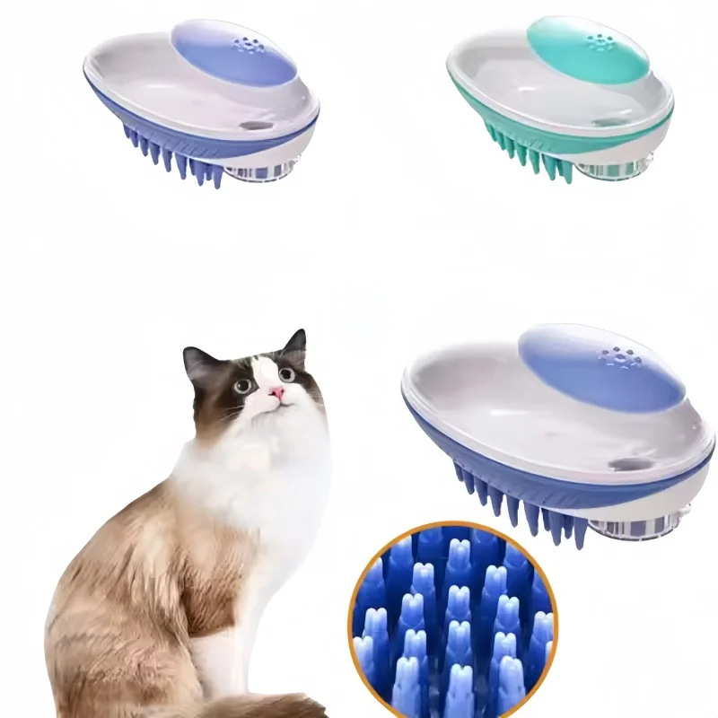 

Hot Sale Pet Cleaning Supplies Shower Shampoo Washing Grooming Tool Massage Dog Cat Bath Brush with Soft Bristle
