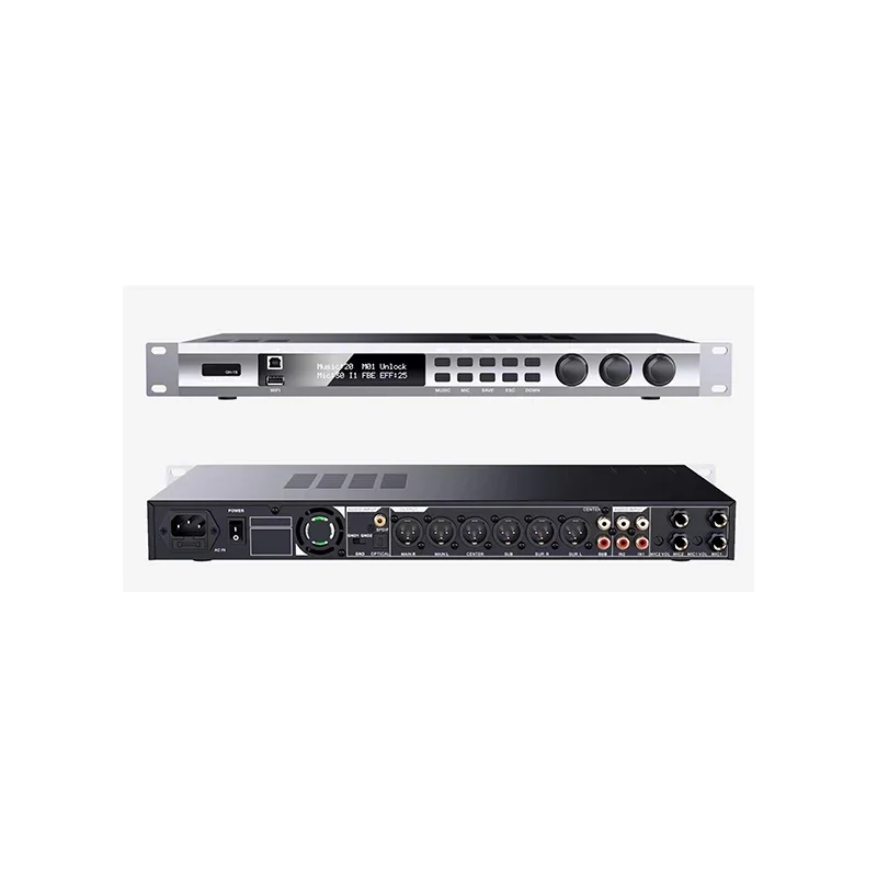 Dsp digital Audio Processor Sound Equipment for Optimal Audio Performance automatic audio processor usb wifi karaoke singing QH